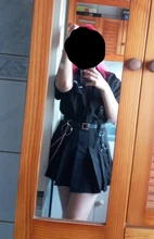 Conjunto de camiseta coreana versátil para mujer, top ancho BF, falda de Conjunto de dos piezas de moda, jupe