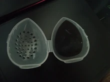 Soporte de esponja de belleza estuche de almacenamiento, maquillaje, licuadora, soporte para esponjas, vacío, cosmético, en forma de huevo, transparente, caja de secado 2020, 1 ud.