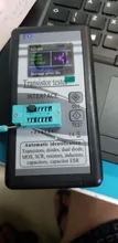 Multiusos Transistor Tester 128*160 diodo tiristor capacitancia resistencia inductancia MOSFET ESR LCR Metro pantalla TFT Color