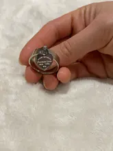 Anillo chapado en oro rosa para niña y mujer, sortijas de acero inoxidable con abalorio, joyería de corazón dulce para mujer, regalo de varias tallas