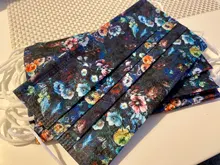 Mascarilla desechable con estampado de flores, máscara facial transpirable multiusos, protección múltiple, 10 Uds.