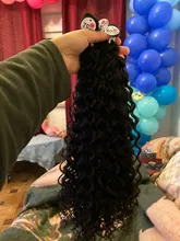 Pelo Rizado sintético para mujer, 9 mechones, 60cm, 65cm, 70cm, Pelo Rizado Afro, 300g, color marrón claro, Pelo Rizado resistente al calor