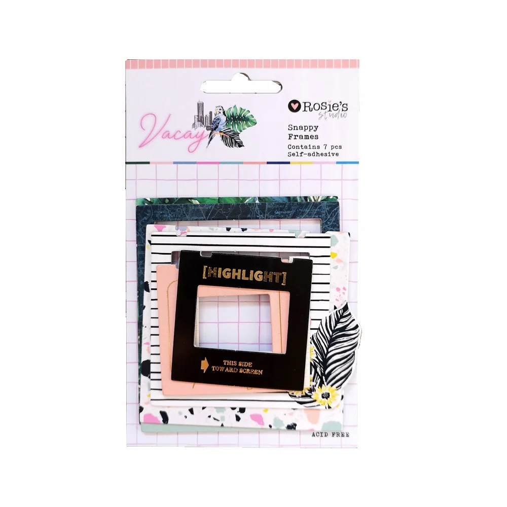 CRZCrafter Snappy Chipboard Frames Self-Adhesive Stickers Embellishments Foil Design Scrapbooking Cardmaking Journal Decorations
CRZCrafter Snappy Chipboard Frames Self-Adhesive Stickers Embellishments Foil Design Scrapbooking Cardmaking Journal Decorations