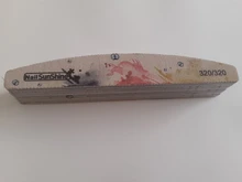 6pc mezclar archivos de uñas fuerte papel de lija lavable las uñas de Emery Board 80/100/150/180/240/320 Grit Lima un ongle manicura pulidora