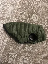 De invierno abrigo para perros ropa para perros cálido espesar sólido perro de colores ropa para perro pequeño perro rojo verde Navidad estilo perro grande chaqueta