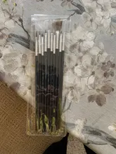 Juego de pinceles acrílicos para decoración de uñas, Set profesional de pinceles para manicura, 10 Uds.