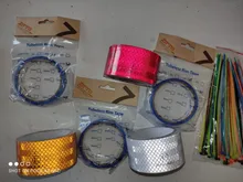 Cinta adhesiva reflectante de 3M, cinta de advertencia de diamante de grado de seguridad, para decoración de automóviles y bicicletas