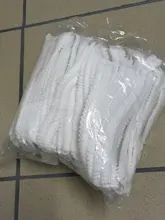 Head-Cover Mushroom-Cap Hair-Nets Protection Non-Woven Hats Salon Plastic 100pcs Thick