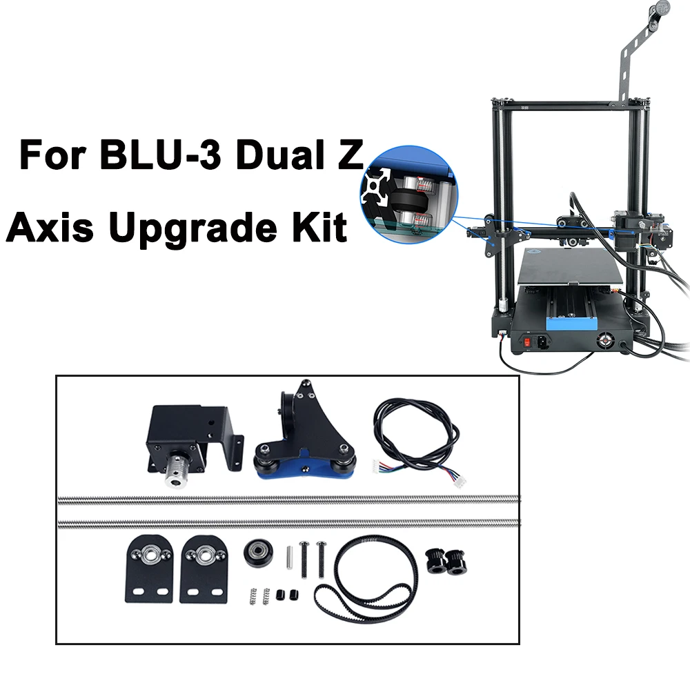 Twotrees 3D Printer Part Dual Z Axis Upgrade Plate Kit Adaptive Tensioner Pulley Set With Screw For BLU-3 Dual Motor Dual Z-axis
Twotrees 3D Printer Part Dual Z Axis Upgrade Plate Kit Adaptive Tensioner Pulley Set With Screw For BLU-3 Dual Motor Dual Z-axis