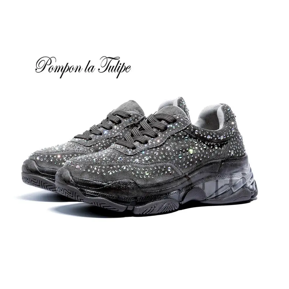 BHS 9011244 Rhinestone Fashion Crystal Patchwork 5CM Platform Sweet Sport Walking Running Training Casual Shoes Women Sneakers
BHS 9011244 Rhinestone Fashion Crystal Patchwork 5CM Platform Sweet Sport Walking Running Training Casual Shoes Women Sneakers