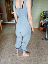 Mono con tirantes para mujer, peto holgado, monos largos, pantalones Cargo con bolsillos sólidos, ropa informal para mujer