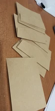 (10 unids/lote) sobres de papel Kraft clásico de 7*10cm, Mini sobres de tarjeta de felicitación, tarjeta de membresía