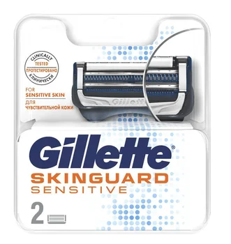 Gillette FUSION SKINGUARD Сменные кассеты для бритвы 2 шт 
Gillette FUSION SKINGUARD Сменные кассеты для бритвы 2 шт