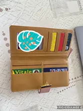 Cartera larga de piel sintética para mujer, bolso dorado con hojas ahuecadas, monedero, tarjetero
