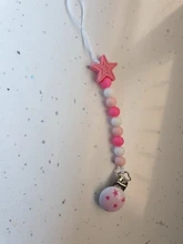 Bebé niño bebé chupete Clip de cadena de cuentas de dentición cadena de alimentación Clip para chupete Correa