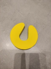 Cerraduras de seguridad para bebés y niños, protección EVA en forma de C, cerraduras de armario de seguridad, Clip para puerta, seguro para los dedos, tope de espuma para puerta suave