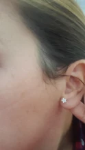Pendiente de cartílago de circonia cúbica para mujer, aretes pequeños de Plata de Ley 925, Piercing para la oreja, regalos de joyería, 1 ud.