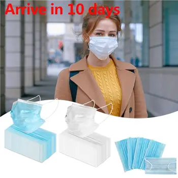 50pcs Disposable Face Masks 3 Layers Professional Protective Masks with Elastic Earloop Random Color Masks
50pcs Disposable Face Masks 3 Layers Professional Protective Masks with Elastic Earloop Random Color Masks