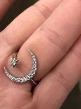 IPARAM nuevo diseño CZ estrella de circón anillo de 2020 declaración de moda oro plata encanto de Color señora chica anillo de la joyería