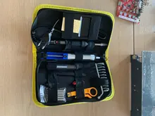 Welding-Tool-Set Solder-Iron-Kit Temperature Adjustable Electric 908S 220V New 80W LCD