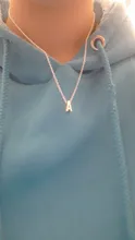 Colgante con inicial de cadena de oro para mujer, colgante de Metal con letras de A-Z para joyería, collares de nombre individual con letras cortadas