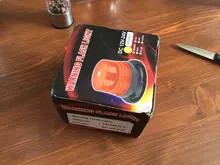 Faro Flash de advertencia para coche, lámpara LED giratoria de emergencia, luz de Seguridad de Tráfico, imán, caja de techo, Flash estroboscópico