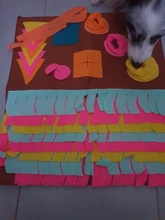 Alfombrilla de entrenamiento para perros y mascotas, manta de olfting, almohadillas de lana desmontables, esterilla para perros, alivia el estrés, rompecabezas, juguete para mascotas, almohadilla para la nariz
