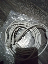 Hamrotte-Cable CCTV Ethernet para cámaras IP, 5M/10M/20M/opcional 30M, conector de 2,1mm/5,5mm, RJ45 + DC, sistema NVR