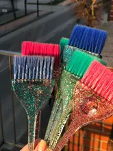 Tinte de fibra suave para tinte de pelo, cepillo de pelo profesional para peluquería, peine de lejía, accesorios de salón para tinte de cabello