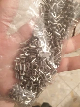 Tapón de hueso de acero inoxidable para ropa interior, 100 Uds., venta al por mayor, 4/5mm