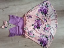 Trajes a juego para bebé recién nacido, ropa Floral sin mangas, mono de encaje