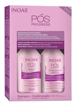 

Inoar Duo POS Progress Shampoo and Conditioner Kit, 250 ml