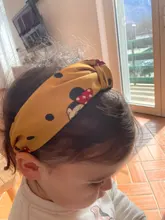 Diadema de dibujos animados con lazo de Mickey, diadema de pelo de ala ancha a la moda, horquilla de alta gama, accesorios para el cabello, diadema para niña
