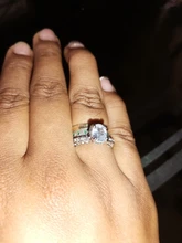 Encanto repleto de circonita anillo de compromiso de cristal de las señoras de moda anillo de nuevo 2020