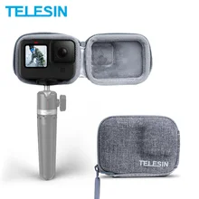 TELESIN Mini Storage Protection Bag Brushed Half Open Quick Release Carrying Case for GoPro Hero 9 for GoPro Hero 10 Black TELESIN Mini Storage Protection Bag Brushed Half Open Quick Release Carrying Case for GoPro Hero 9 for GoPro Hero 10 Black
