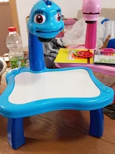 Proyector Musical educativo para niños, juguete educativo para aprendizaje temprano, proyección, pintura, mesa de dibujo, escritorio, herramientas de pintura, Gif, Juguetes DIY