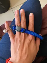 Hebilla de seguridad para cabeza de Gato, parche para Collar de perro, campana de tela, lentejuelas, Collar de gato, cinta de terciopelo con brillo dorado, accesorio para mascotas de 1,0 cm de ancho