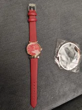 Conjunto de relojes con flores para mujer, pulsera de cuero, de cuarzo, informal, 2 uds.