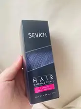 Sevich-Polvo de fibra de pelo para crecimiento del cabello, polvo de queratina para la pérdida de cabello, extensión de cabello de 25g