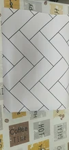Self-Adhesive Wallpaper Geometric-Lines Peel-And-Stick Vinyl Home-Decoration White