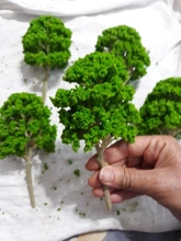 15cm modelo árbol bosque plantas haciendo accesorios HO escala tren ferrocarril paisaje Diorama o disposición, paquete de 5