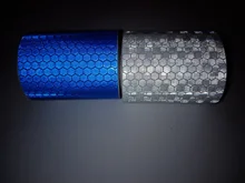 Cinta adhesiva reflectante para coche, 5cm x 3m, cinta de advertencia de seguridad para motocicletas, película reflectante, estilismo para coche