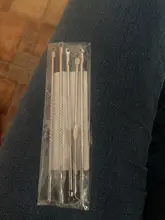 Extractor de puntos negros, limpiador de puntos negros, corrector de acné, juego de agujas, limpiador de poros negros, 1/5 Uds.