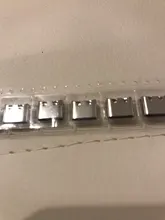 10 unids/lote tipo C 6 Pin USB SMT Socket conector USB 3,1 tipo C hembra colocación SMD DIP para diseño de PCB de alta corriente de carga