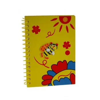 Notepad child striped with wooden lids ladybug and sun. Measurements: 15x11 cm. 
Notepad child striped with wooden lids ladybug and sun. Measurements: 15x11 cm.