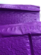 Sobres de burbujas morados, 10 Uds., sobres acolchados con autosellado, bolsas de regalo para libros, revistas