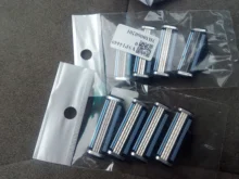 4/8 unids/lote hombres maquinilla de afeitar cuchillas de afeitar hombres 6 capas de hoja de afeitar Cassette para Mach 3 casetes para afeitar