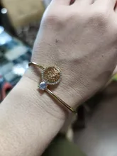 Pulsera de piedra blanca de circón para mujer, brazalete ajustable de árbol de la vida para mujer, brazalete de boda de oro rosa