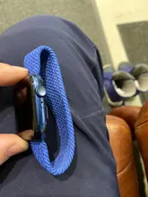 Correa trenzada para Apple watch, Correa trenzada para iWatch de 44mm y 40mm, pulsera de reloj de tela de 38mm/42mm, serie applewatch 6 5 4 3 SE