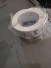 Rollo de pegatinas hechas a mano, Círculo de papelería, 500 Uds. Por rollo, etiquetas de sello, Gracias pegatina